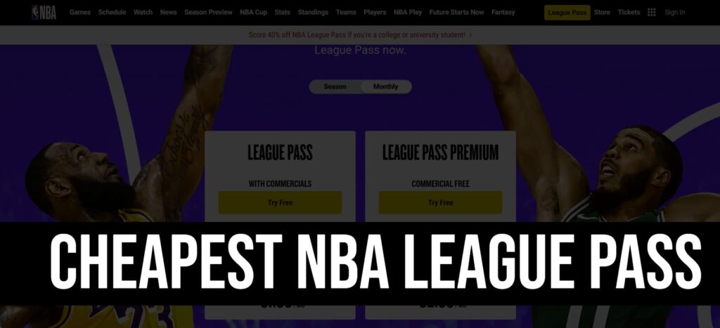 How to Get Cheapest NBA League Pass from anywhere in the world.